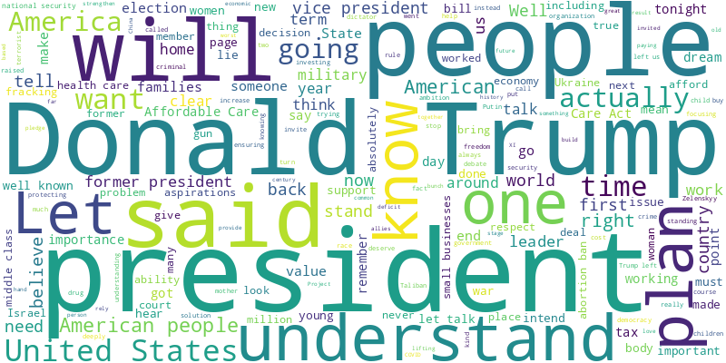 VICE PRESIDENT KAMALA HARRIS Word Cloud